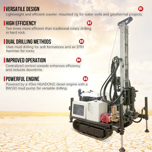 Nước giếng khoan thủy lực Giàn Khoan Máy bánh xích gắn địa kỹ thuật đất kim cương lõi khoan Giàn Khoan - Product Image 3