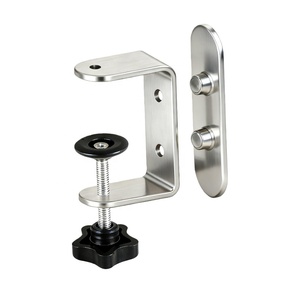 Chất Lượng Cao Tùy Chỉnh Kẹp C Hình Kim Loại Bàn Kẹp Cho Pet Acoustic Bảng Văn Phòng Bàn Divider Phụ Kiện - Product Image 2