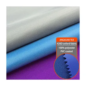 4*4 420D water resistant polyester oxford fabric with pvc coat for car cover /tant /bags