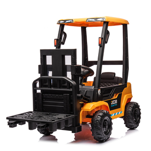 Venta caliente con licencia JCB 12V Niños Paseo en carretilla elevadora Coche de juguete eléctrico Control remoto Paseo en excavadora para niños - Product Image 1