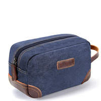 Personnalisé grand voyage vanité suspendu toile fermeture éclair maquillage organisateur lave sac pour Cubes hommes femmes salle de bain douche sac