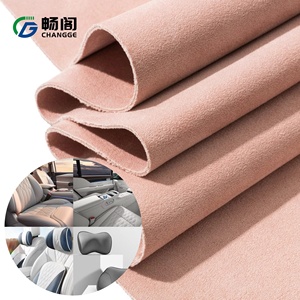Tela <span class=keywords><strong>de</strong></span> Cuero <span class=keywords><strong>de</strong></span> Microfibra Premium, Material Suave al Tacto para Volantes <span class=keywords><strong>de</strong></span> Automóviles, Bolsos y Tapicería - Product Image 4