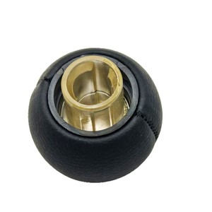 Pomo de palanca de cambios de cuero de 6 velocidades para Peugeot 307 308 3008 407 5008 807 - Product Image 4