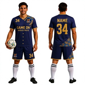Camiseta de Fútbol Deportiva Personalizada por Sublimación 2026, Uniforme de Fútbol de Manga Corta para Jóvenes, Niños y Niñas, Universidad - Product Image 1
