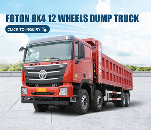 อะไหล่รถบรรทุก Foton 8*4 มินิ ทิปเปอร์ แคปซูล ดัมพ์ทรัค ขาย - Product Image 2