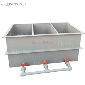 Bể mạ Ba kênh tùy chỉnh với van xả cho thiết bị mạ bể mạ PP (polypropylen) - Product Image 3