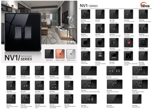 <span class=keywords><strong>Niva</strong></span> Custom 1 Gang Dimmer interruttore a muro-levetta in acciaio inossidabile con luce in ottone, Regno Unito Standard 220V 13A per prese elettriche domestiche - Product Image 6