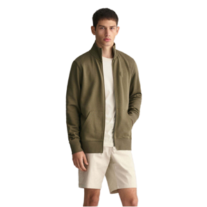 Sweat-shirt élégant pour homme à fermeture éclair 1/4 - Tissu polaire doux de qualité supérieure, col montant, uni, pour toutes les saisons - Product Image 1