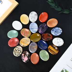 Groothandel natuurlijke kristallen edelsteen ovale zorgstenen kristallen massage steen - Product Image 3