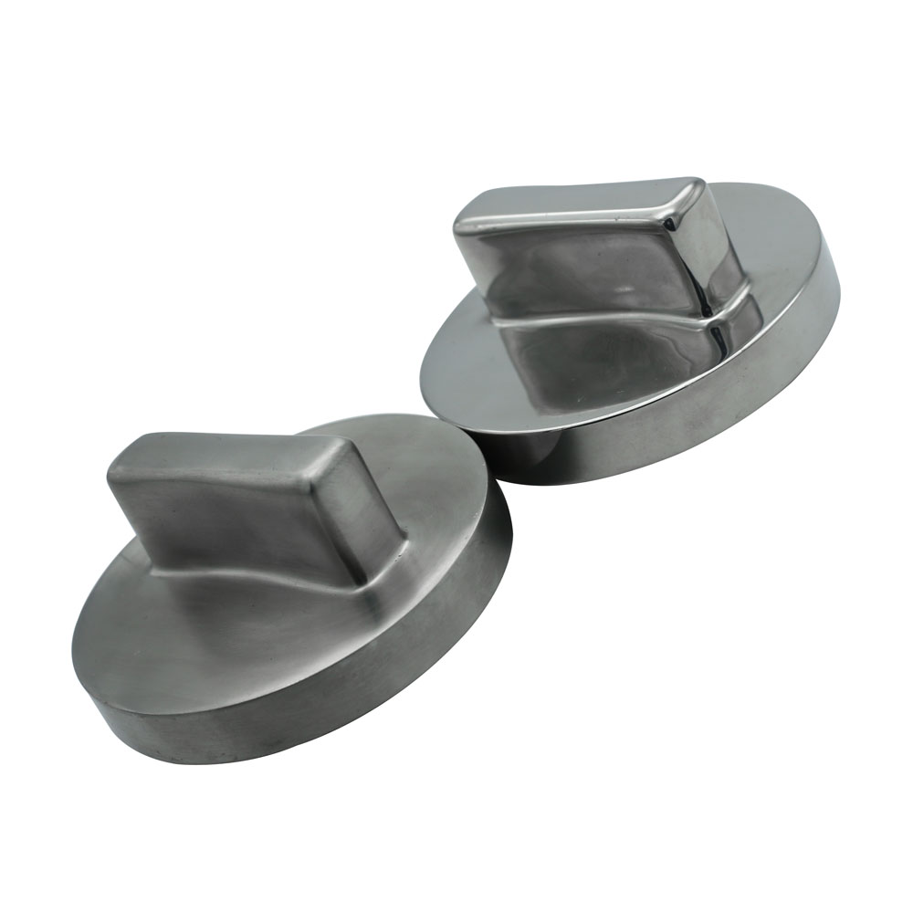 Тусклый полированный Уникальный поворотный переключатель ручка изготовленные на заказ Запчасти для газовой плиты из нержавеющей стали