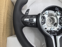   Volant en cuir personnalisé M Sport pour F10 F30 E90 F20 F22 F32 F36 M3 M4 M5 X5 X6, amélioration de l'intérieur de la voiture