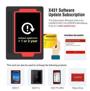 Layanan Pembaruan Satu Tahun untuk Peluncuran <span class=keywords><strong>V</strong></span> +/ X431 <span class=keywords><strong>V</strong></span> Pro /Pro Mini/DIAGUN <span class=keywords><strong>IV</strong></span>/ 5C Hanya Pembaruan Tidak Termasuk Perangkat Keras Tidak Perlu Pengiriman - Product Image 2