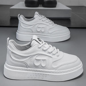 Zapatillas Blancas MQ22 para Hombre, Ligeras, Cómodas, Casuales, para Caminar y Deportes, Transpirables, con Soporte de Arco y Diseño con Cordones - Product Image 3