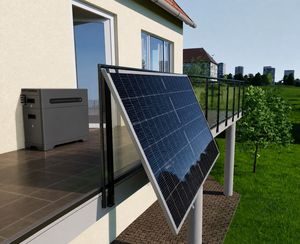 Système solaire tout-en-un pour balcon IP65 5kWh + batterie domestique plug-and-play 2.4kW 51.2V 100Ah, batterie tout-en-un IP66, batterie extérieure IP66 - Product Image 1