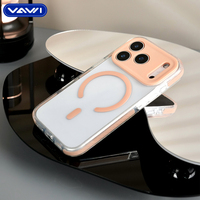 Coque de téléphone portable VAWI V-P06 pour iPhone 17 Pro Max, série Air Candy, étui mignon pour fille avec cordon de suspension externe