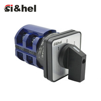 Interruptor Rotativo Universal Multiposición Si&hel 2P 10A~160A LW28, Control Remoto, Fuente de Alimentación Industrial, Plástico y Metal