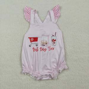 Conjunto de Verano para Bebé Niña, Camiseta Rosa de Manga Corta y Pantalones Cortos a Juego, Mono Informal Ecológico para Bebé - Product Image 2