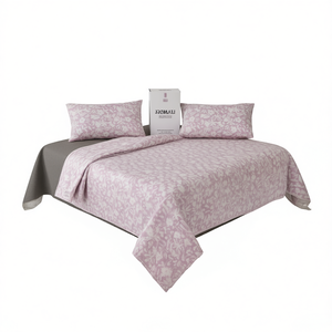 Ensemble de literie Romali Siberia Floral 180x220 cm 4 pièces en polyester respirant pour une utilisation toute l'année à la maison - Product Image 1