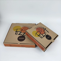 Individuell Bedruckte Design Eco Faltkartons in Verschiedenen Größen und Farben für Pommes, Hähnchen, Pizzas – Aus Wellpappe, zum Mitnehmen, Unbedruckt