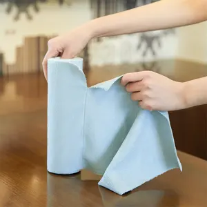 Microfiber Terry Toweling Rolls Kitchen Tear Cloth For Efficient Towel Cleaning