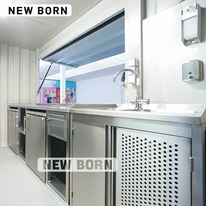 Faltbarer Imbisswagen auf Rädern, Catering-Anhänger für Straßenessen, Food Truck - Product Image 5