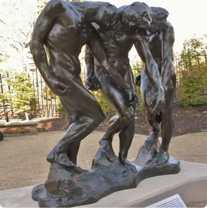 Statue en <span class=keywords><strong>bronze</strong></span> personnalisée Auguste <span class=keywords><strong>Rodin</strong></span> Groupe Trois Tonalités pour l'installation artistique en espace public et la décoration <span class=keywords><strong>de</strong></span> jardin - Product Image 3
