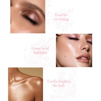 Maquillage de visage de luxe Blush On Make Up Private Label Highlighter Blusher Powder Cosmetics 3d Rose Petal Flower Blush