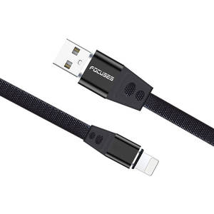 Tela plana Cable de datos USB 2,0 de alta velocidad Cable del cargador del teléfono para iphone 11 cable - Product Image 5