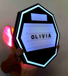 Tùy chỉnh thiết kế logo VIP tin nhắn hiển thị giá glorifier Presenter <span class=keywords><strong>LED</strong></span> chữ marquee Đăng Board cho bar Đảng - Product Image 5