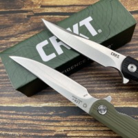 Couteau pliant 3810 G10, couteau de poche EDC pour le camping et la chasse
