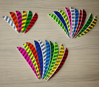 Plumes de dindon naturelles véritables pour le fletchage d'arrows de tir à l'arc, pour le bricolage, la chasse et le tir sur cible, accessoire d'arrow.