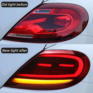 VW <span class=keywords><strong>Beetle</strong></span> 2013-2020 <span class=keywords><strong>Feux</strong></span> arrière à LED pour voiture Lentille rouge Nouveau signal dynamique DRL Animation inverse Feu <span class=keywords><strong>stop</strong></span> Accessoires automobiles - Product Image 2
