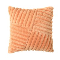 Housse de coussin de canapé moderne de luxe léger avec patchwork en peluche épaisse, échantillon de housse de coussin décorative pour hôtel et maison, vente en gros