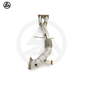 CSZ Downpipe a Flusso Libero di Alta Qualità per <span class=keywords><strong>Volvo</strong></span> <span class=keywords><strong>S60</strong></span> V60 Xc60 3.0T T6 Tubi di Scarico Diritti in Acciaio Inox 304 - Product Image 2