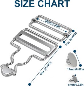 ชุดอุปกรณ์ Ceydoew ชุดหัวเข็มขัดโลหะทนทานสำหรับเปลี่ยน ชุดเปลี่ยนตัวล็อคแบบปรับได้พร้อมหัวเข็มขัดและปุ่มสำหรับ J - Product Image 3