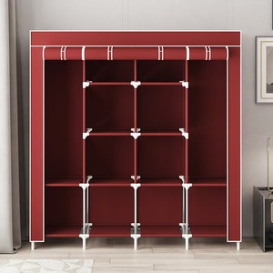 Armoire de rangement pliable en tissu pour chambre à coucher, système de rangement pliant, armoire de rangement en tissu - Product Image 3