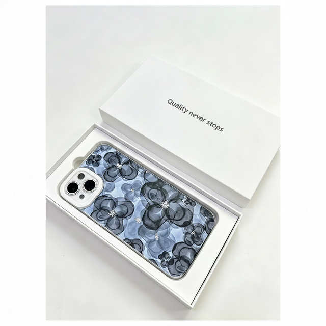 Custom Eco-Friendly Recyclable UV Coated Rigid Paper Box Magnetic Closure Handle Custom Logo EVA Blister Tray Insert for 3C