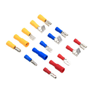 Connecteurs de câblage isolés pour ingénierie chimique, 12-22 AWG, rouge, bleu, jaune, style européen, lot de 236 pièces - Product Image 1