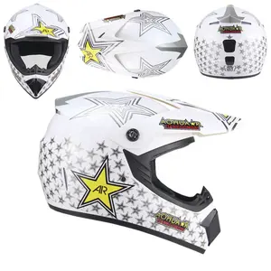 Low MOQ Off-road Helmets All Seasons Motocross Helmet Full Face With Riding Accessories Helmet