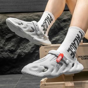 Nouvelles sandales d'été pour hommes en EVA à semelle épaisse, style sabot de coco, antidérapantes, à bout fermé, pour la conduite et la plage, avec sensation de marche confortable sur le sable - Product Image 2