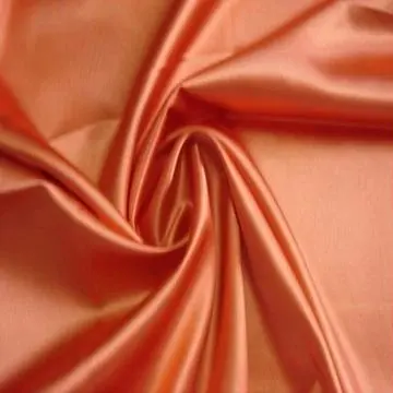 Silk luster super soft charmeuse types of satin fabric with satiny creamy face