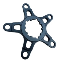 Adaptateur de plateau de chaîne en aluminium usiné CNC OEM pour composants de vélo avec usinage