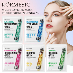 Bpom approuvé pour KORMESIC feuille sèche de céramide vitamine C organique apaisant rétinol raffermissant acide hyaluronique hydratant Centella - Product Image 4