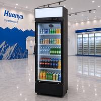 Équipement de réfrigération commerciale haute capacité, réfrigérateur vertical pour boissons