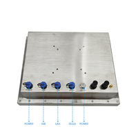 Panel Industrial de pantalla táctil todo en uno de acero inoxidable de 15 pulgadas PC IP65 PCAP Ipc Fanless J6412 I5 I7 Linux Window Computer