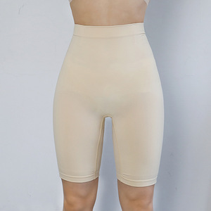 Ropa interior lisa <span class=keywords><strong>de</strong></span> talla grande <span class=keywords><strong>de</strong></span> alta elasticidad Levantamiento <span class=keywords><strong>de</strong></span> <span class=keywords><strong>cadera</strong></span> Cintura alta Control <span class=keywords><strong>de</strong></span> barriga Ropa moldeadora <span class=keywords><strong>de</strong></span> cuerpo Pantalones cortos <span class=keywords><strong>de</strong></span> compresión sin costuras Shaper - Product Image 5
