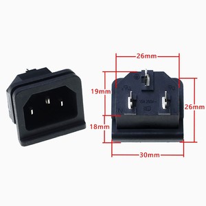 Enchufe para Olla Arrocera Midea, 15A 250V, Conector de 30mm x 26mm, Accesorio Eléctrico Doméstico - Product Image 1
