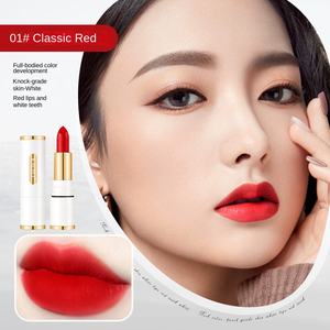 ลิปสติกเนื้อแมทท์กลิ่นอบเชยจากโรงงานโดยตรง - เนื้อสัมผัสแบบไหมพรม ติดทนนาน กันน้ำ ไม่เลอะ - Product Image 6