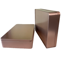 Boîte en fer blanc rectangulaire vide 300x200x60mm, boîte à biscuits carrée en fer, boîtes de rangement alimentaire en métal