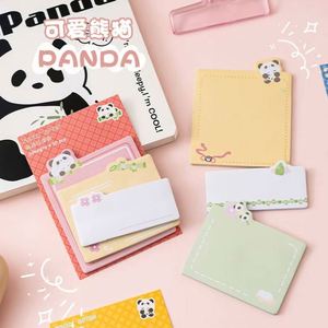 Bloc de Notas Autoadhesivo con Diseños de Animales Adorables (Panda, Hámster) - Recordatorio Diario para Oficina/Escuela y Suministros de Decoración DIY - Product Image 6